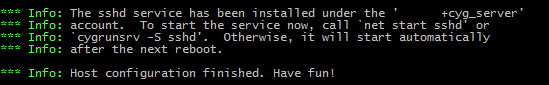 Cygwin_SSH_Server_Install