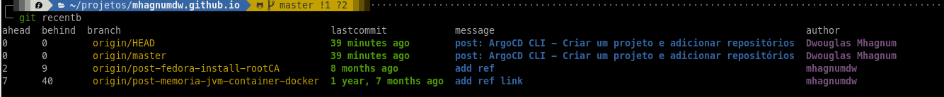 git-recentb