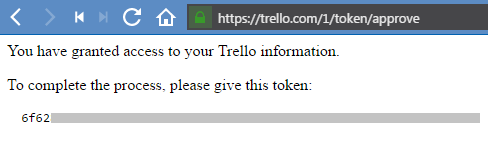 trello token