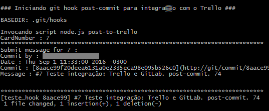 resultado post-commit